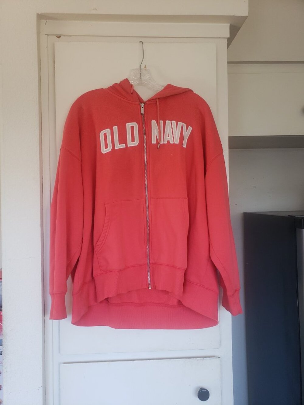 Old Navy Orange Zip up Hoodie Size XXL